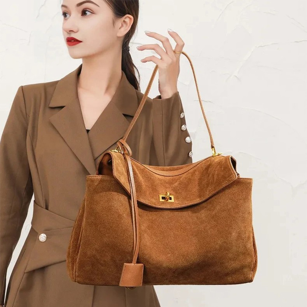 Women'S Tote Bags Designer - Herbst Winter frauen Wildleder echtes leder