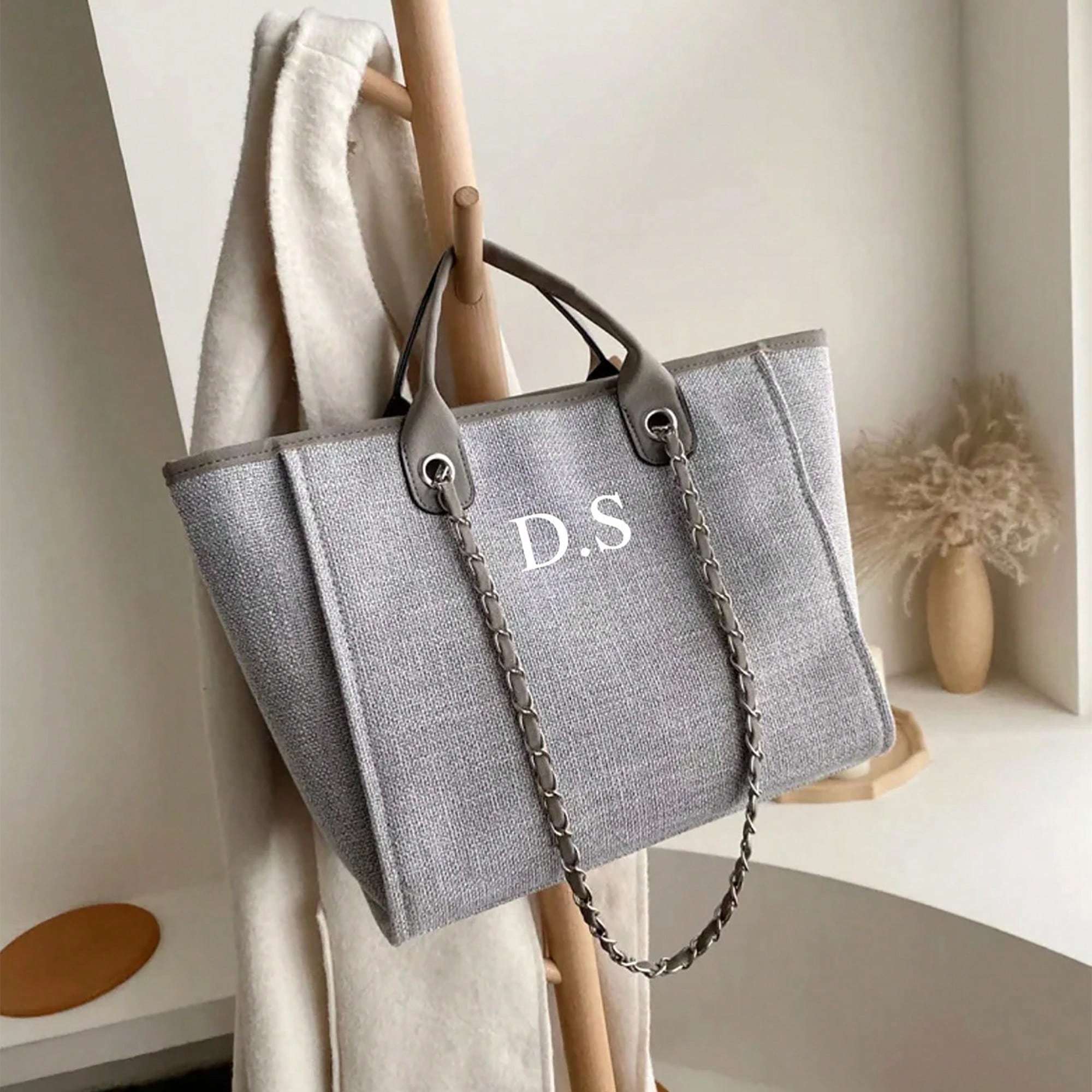 Women'S Tote Bags Designer - Personalisierte Große Koreanische Damen-Kettentasche, Designer Crossbody