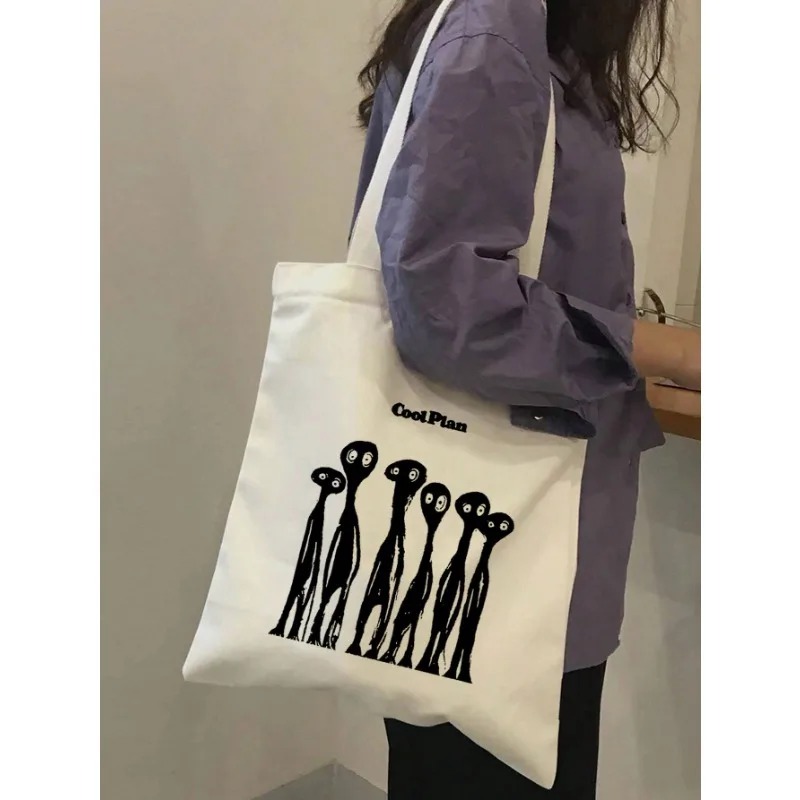 ROMWE Kawaii Canvas-Umhängetas – Women Bags Work Bewertung und Preis