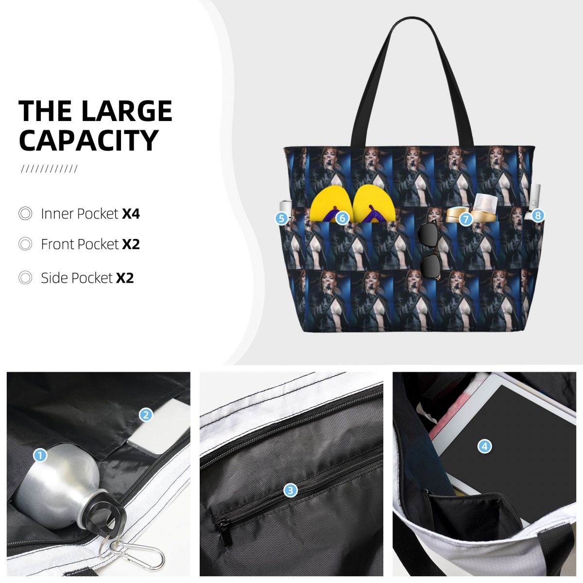 Mylene Farmer Strandtasche, Sp – Women Bags Farmers Bewertung und Preis