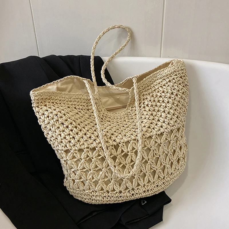 Lässige Strohgeflecht-Taschen  – Women'S Tote Bags Designer Bewertung und Preis