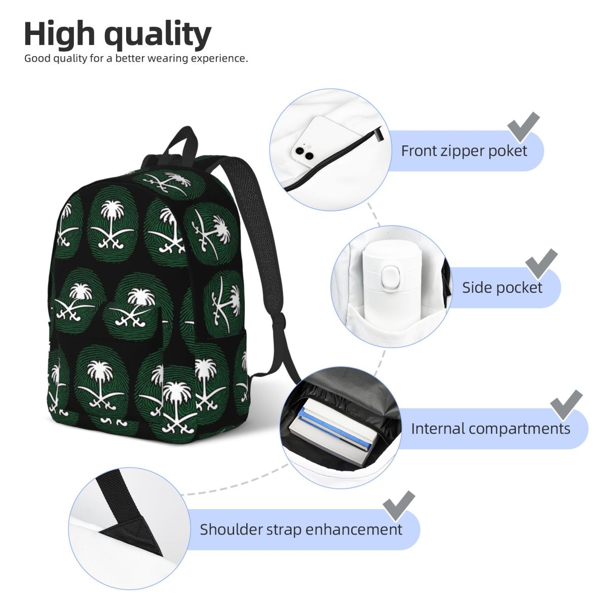 Rucksack mit Königreich von Sa – Women Bags Ksa Bewertung und Preis