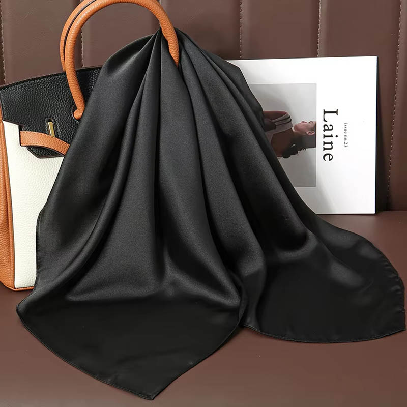 Luxus Einfarbig Seide Quadrat  – Women Bags Office Bewertung und Preis