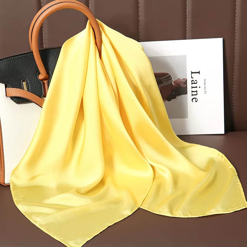 Luxus Einfarbig Seide Quadrat  – Women Bags Office Bewertung und Preis