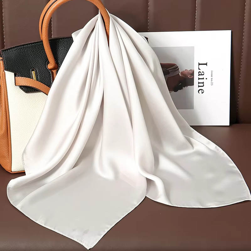 Luxus Einfarbig Seide Quadrat  – Women Bags Office Bewertung und Preis