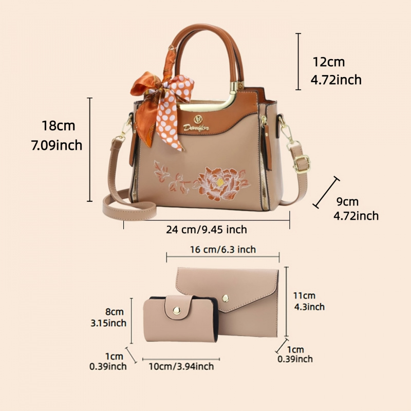 Hochwertiges, besticktes Handt – Women Bags Office Bewertung und Preis