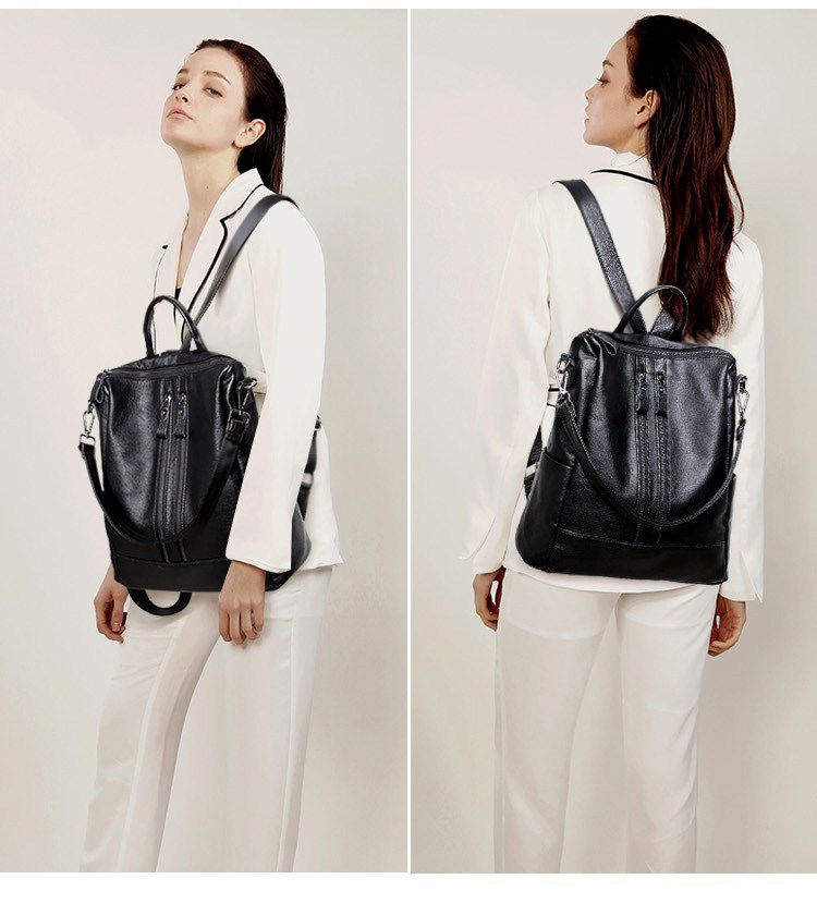 Frauen Weiches Leder Rucksack  – Women Bags Office Bewertung und Preis