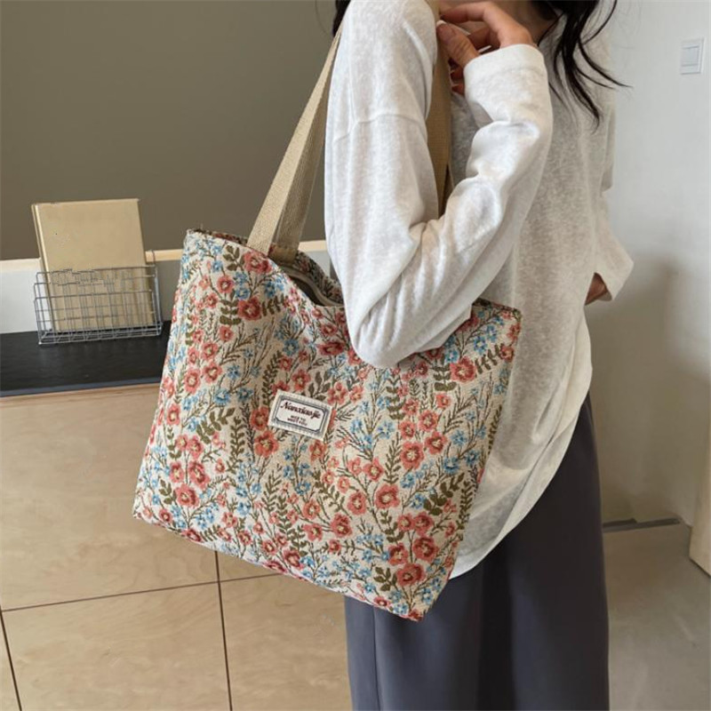 Bestickte Blumen-Leinwand-Hand – Women Bags Work Bewertung und Preis