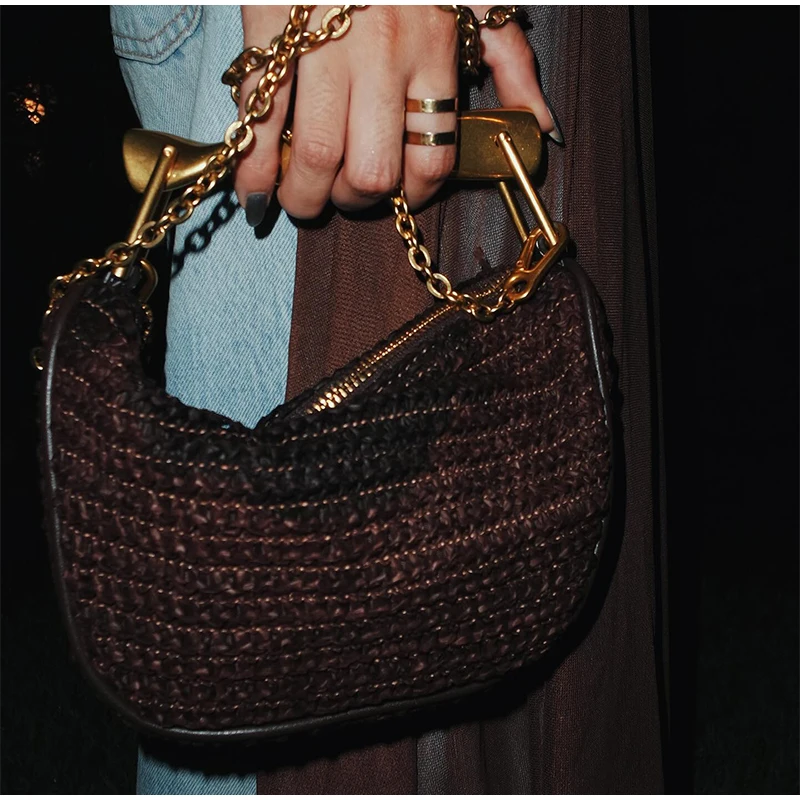 Gold Griff Marke handgewebte H – Women Bags High End Brands Bewertung und Preis