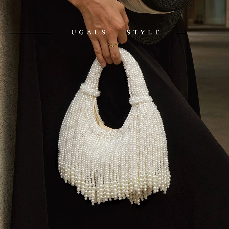Designer-Clutch mit Perlengrif – Women'S Evening Bags Bewertung und Preis