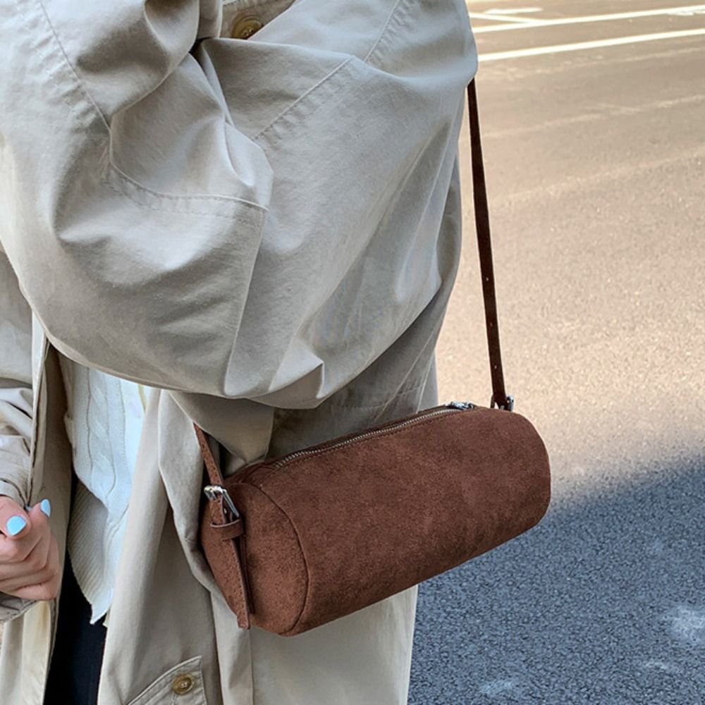 Schultertasche aus Wildleder,  – Hobo Bag Slouchy Bewertung und Preis