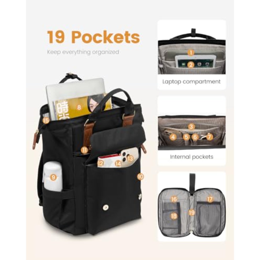 Laptop-Rucksack für Frauen, La – Women Bags Work Bewertung und Preis